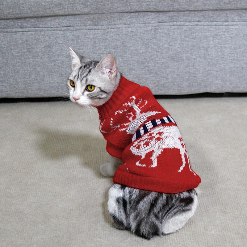 Christmas Cat Sweater - Paw Pals