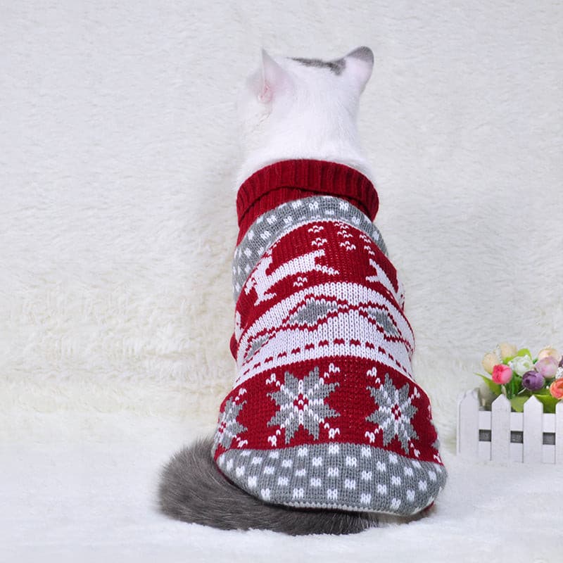 Christmas Cat Sweater - Paw Pals