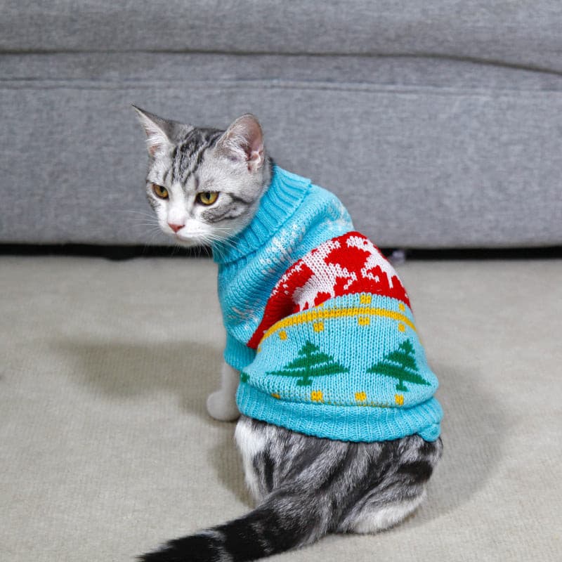 Christmas Cat Sweater - Paw Pals