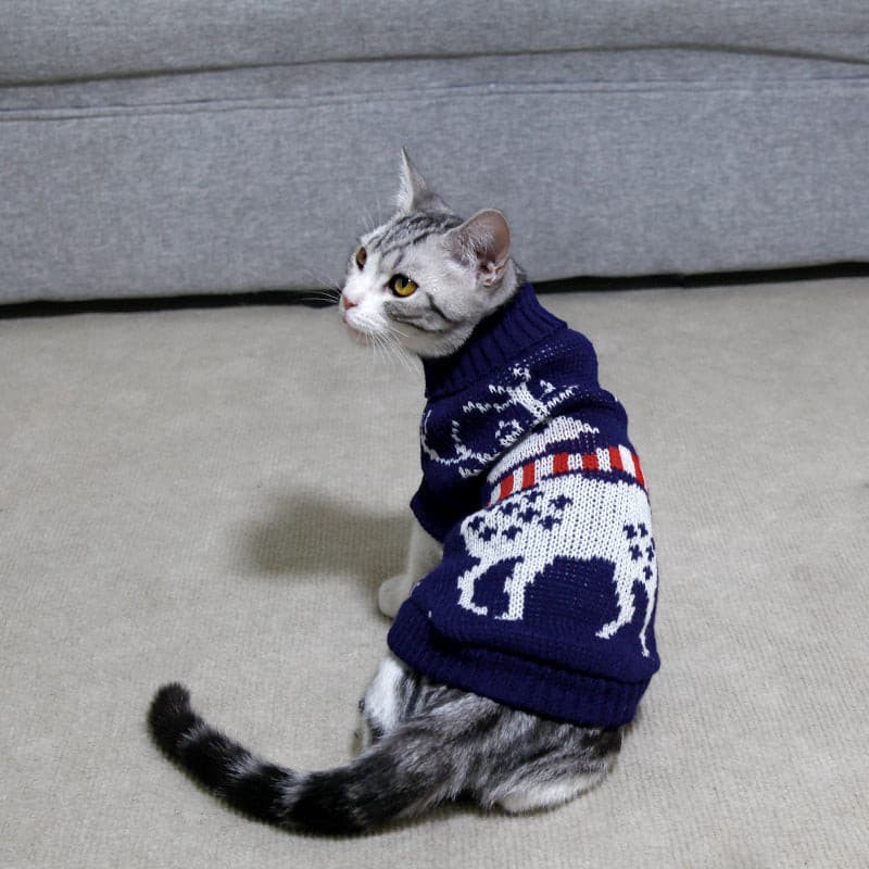 Christmas Cat Sweater - Paw Pals